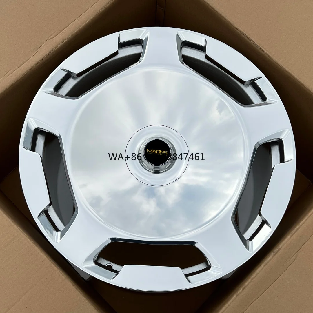 

Wheelshome Big Size 21 22 23 Inch Silver Polished Pie Alloy Wheel 5 X 112 PCD Forged Rim in Stock for Mercedes Benz Maybach