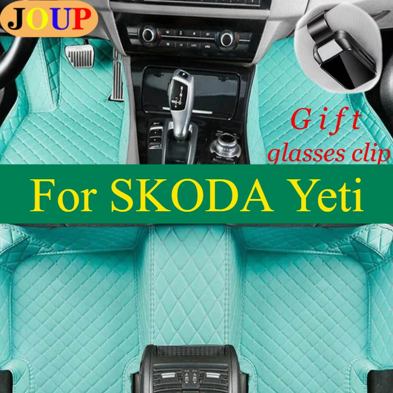 

Custom For SKODA Yeti Car Floor Mats Accessories Carpets Covers Luxury Waterproof Left /Right Hand Drive