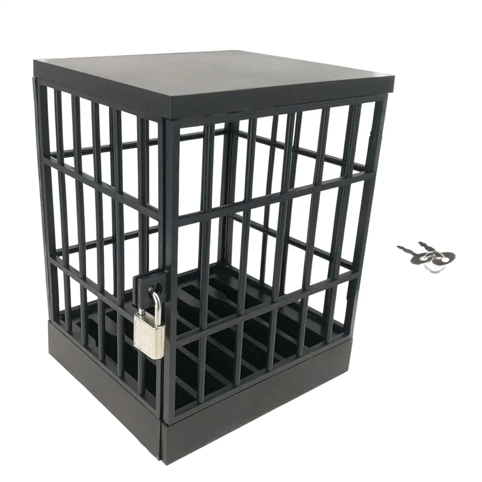 Cell Phone Lock Box with Jail Prison Fun Multi Function Gift Locking Cage for Kids Adults Cell Phones Office Party Gadget Snacks