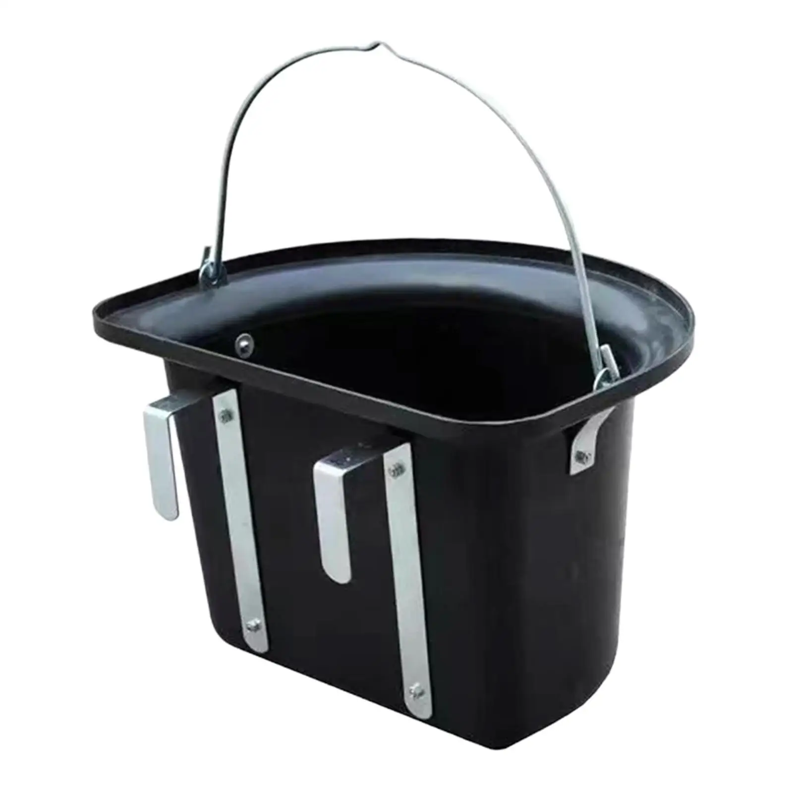 Horse feed Bucket Horse Feeder Hanging,Wear Resistant Water Feeder feed Trough Livestock Feeding Container for Ranch Outside