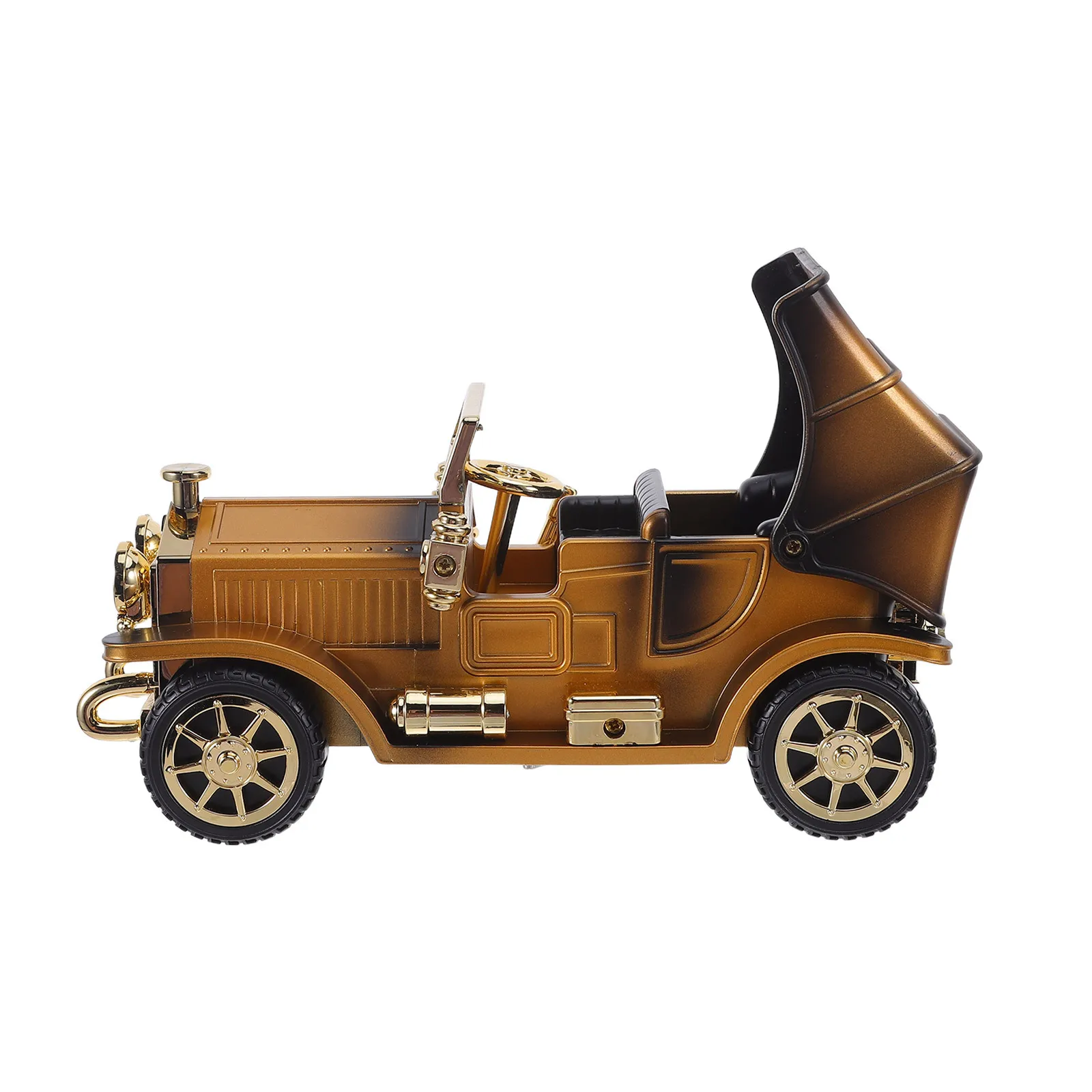 

Wooden Car Music Box with Realistic Vintage Design for Tabletop Decor, Unique Melody Gift for Dad Kids