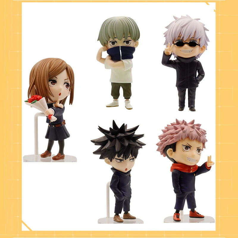 

Новый оригинальный Taito Jujutsu Vol.2 Q-Version Kaisen Merchandise Fushiguro Megumi Itadori Yuuji Gojo Satoru Anime Figure Model Toys