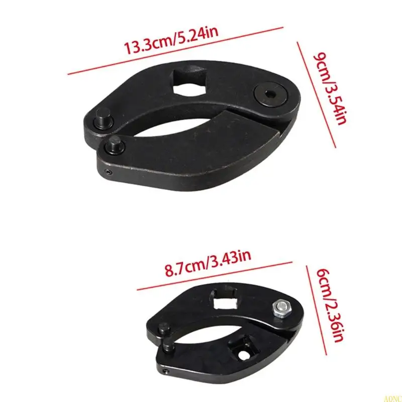 A0NC 2PCS Ferramenta chave chave chave porca ajustável para cilindros hidráulicos na maioria fazendas e 1266