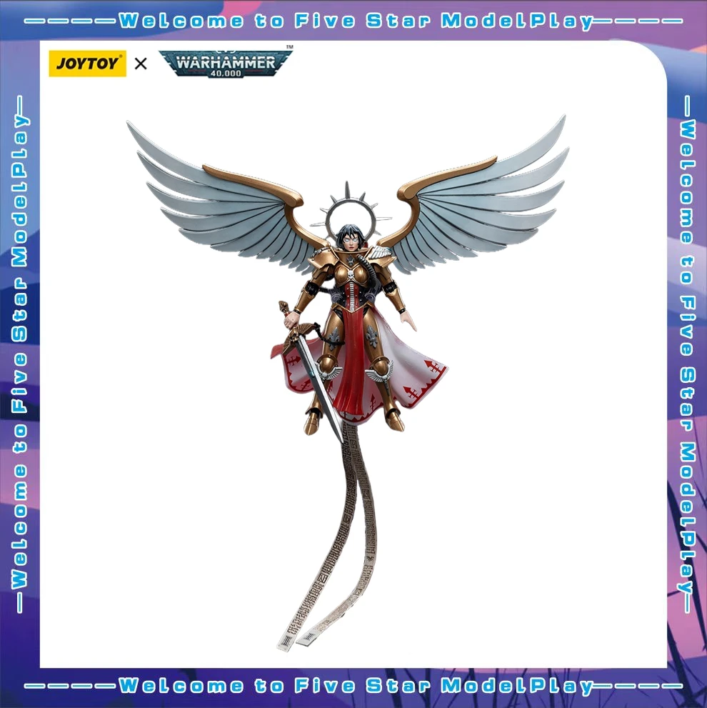 

В наличии Оригинальная фигурка JOYTOY Warhammer 40K Sisters Celestin Living Saints, анимационная кукла-модель, игрушка, подарок, украшение