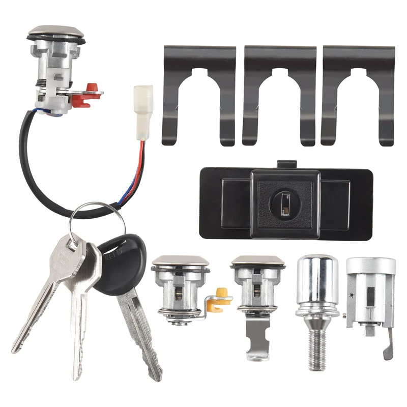 

QB-Car Lock Cylinder & Key For Mitsubishi Pajero Shogun Montero MK2 V31 V32 MR259744