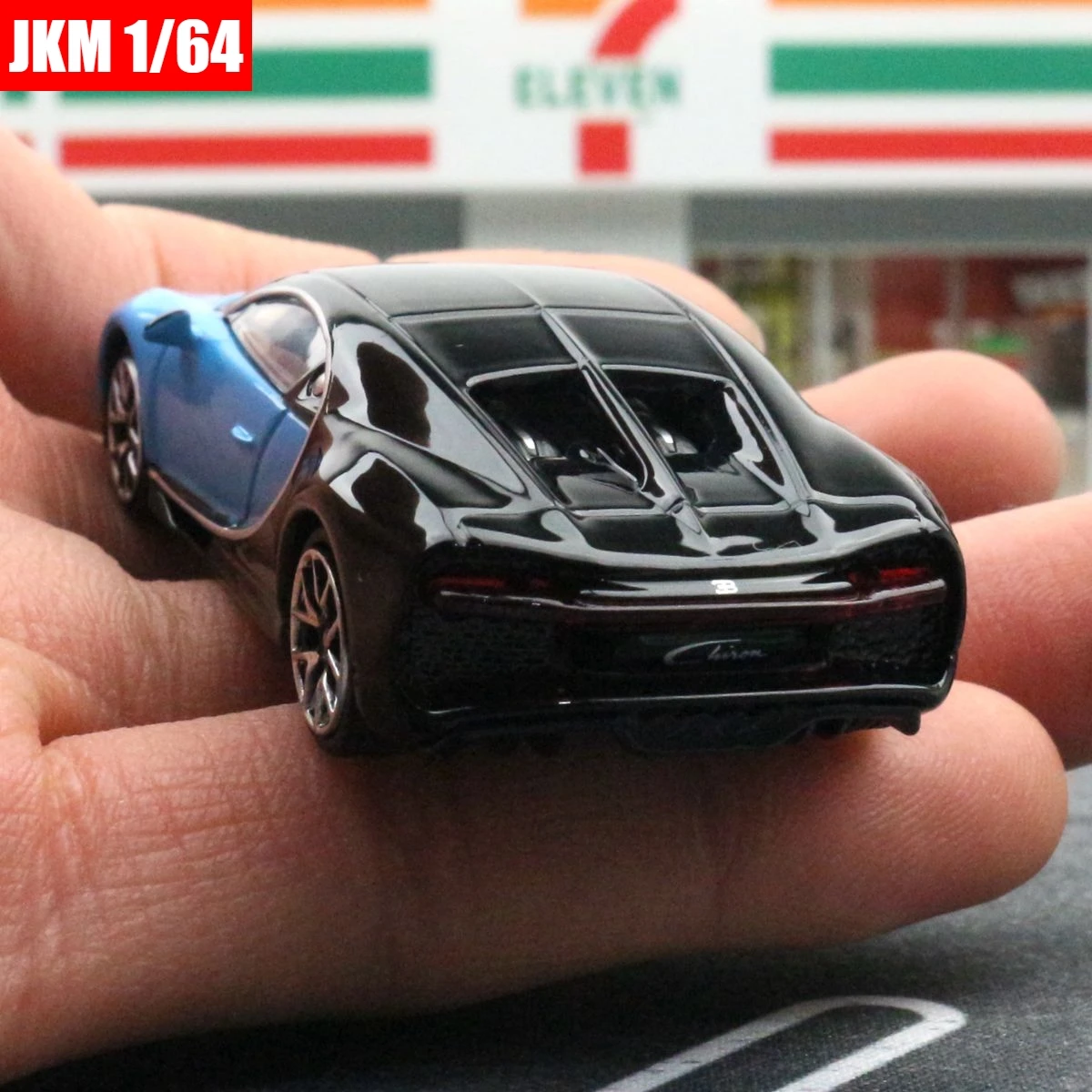 JKM-Coche de juguete Bugatti Chiron 1/64, vehículo deportivo en miniatura, ruedas gratis, aleación de Zinc fundido a presión, colección de Metal,