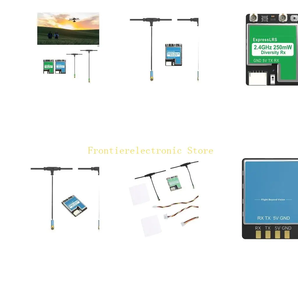 

G8DB ELRS 500 мВт Приемник сигналов RX с True Diversity для iFlight ExpressLRS ELRS 500 мВт