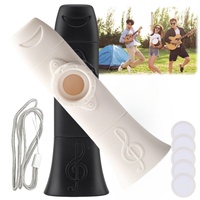 Miwayer Portable Mini Kazoo for Adults Kids Professional Kazoo Reusable/Adjustable Tone/w/Lanyard & Diaphragms/for Musical Lover