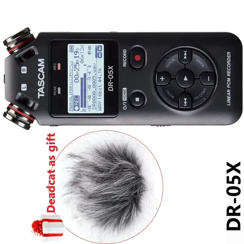 Guía completa sobre el grabador de voz portátil TASCAM DR-05x: todo lo que necesitas saber