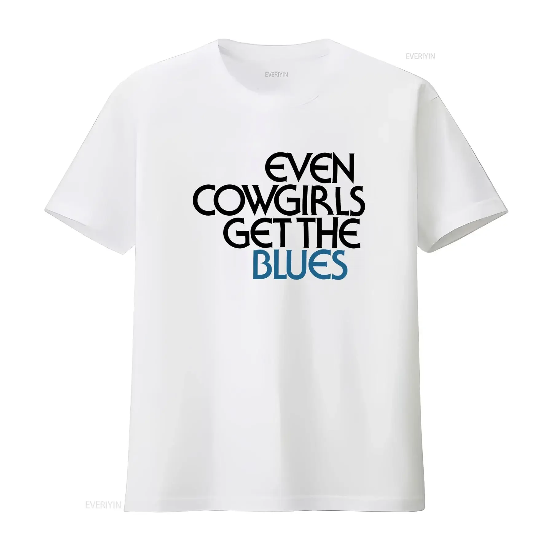Even Cowgirls Get the Blues Tom Robbins Western Novel Print T Shirt for Women vintage Washed Stylish streetwear