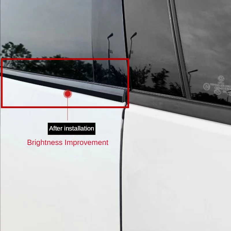 Car Styling Universal Auto Window Edge Protector Trim Black Silver Body/ Door Anti-scratch Protection Strip Car Sticker Decorate