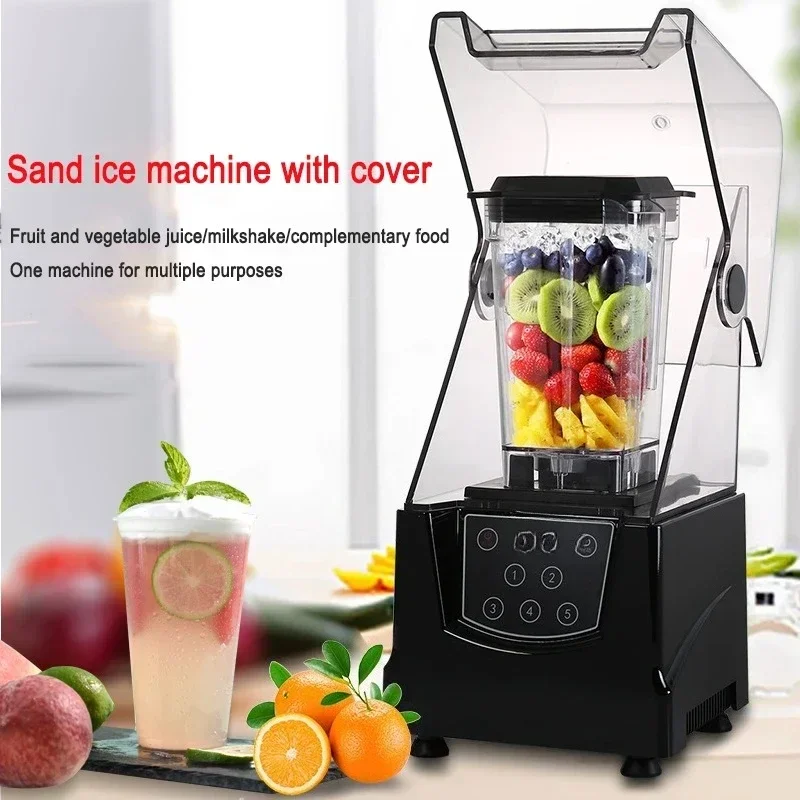 

2L Heavy Duty Blender BPA Free Mute Smoothie Maker Ice blender Noise Cover 21000RPM 1000W Food mixer