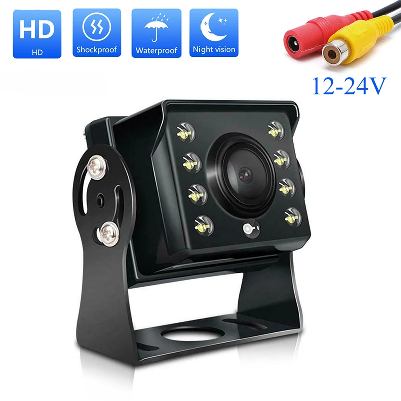 Hot sale 12-24V Wired Car monitor TFT LCD Rear View Camera Track rear Camera Monitor For Truck Bus Parking Rear view System