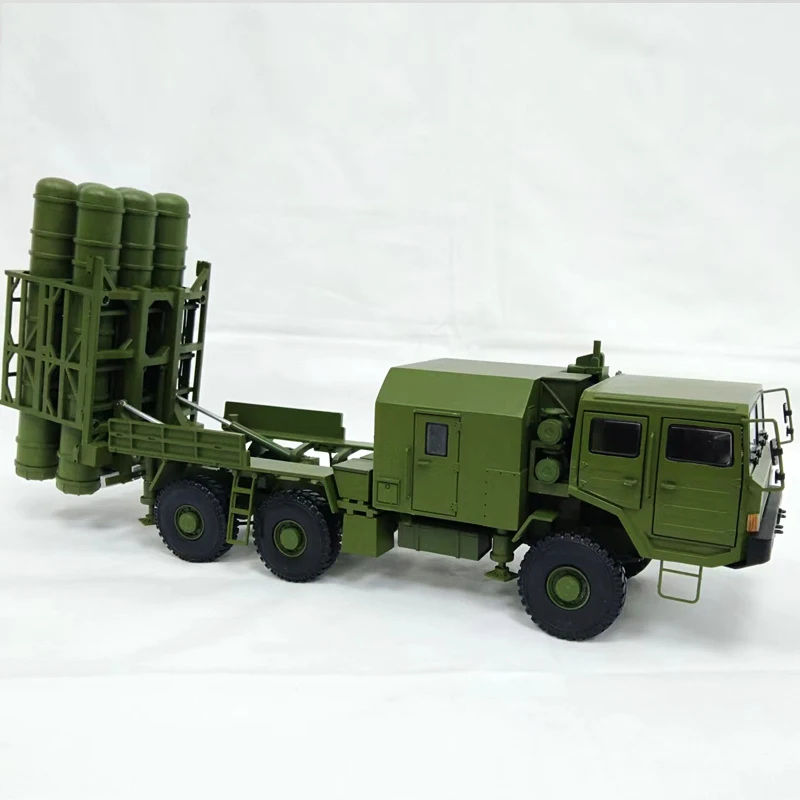 1:30 Scale HQ-16A Military Combat Air Defense Missile Launcher Alloy Die-cast Medium Range Vehicle Model Collection Toy Gift