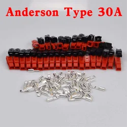 200/100/40/20/10 Pcs Anderson Plug 30A Amp 600V Power Marine Connector Pole For Anderson Powerpole Interlocking Plug Terminals