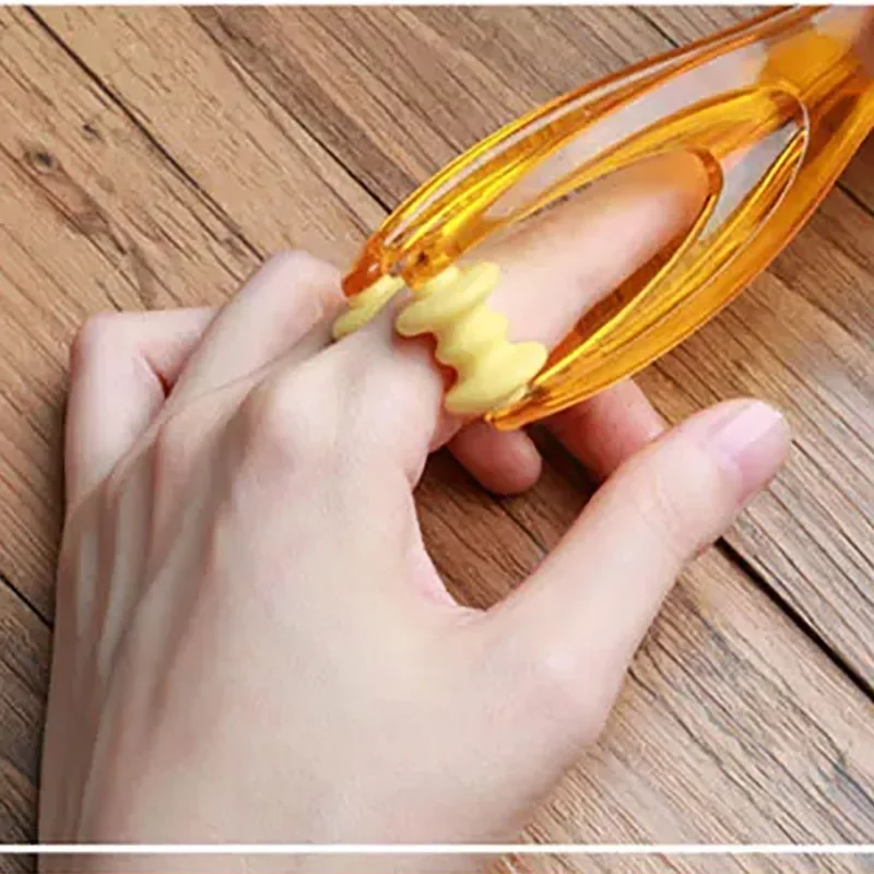 Masajeador de dedos alivia los dedos doloridos hermoso Clip de masaje de manos desarrolla la deformación Manual del brazo cómico multifunción