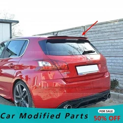 UBUYUWANT Rear Roof Lip Spoiler For Peugeot 308 GTI 2015 - 2020 Universal Hatchback 308 Spoiler ABS Plastic Car Tail Wing