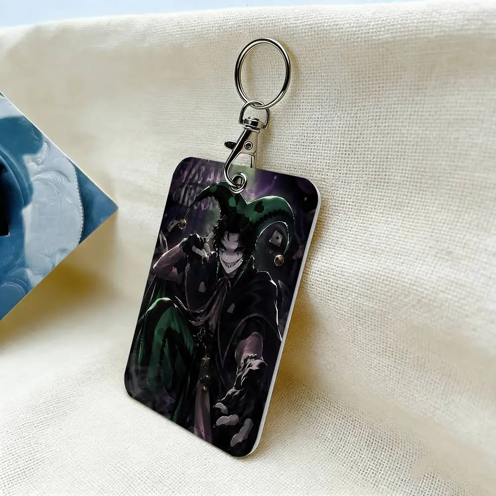 T-The Freak Circus Rectangle Keychain Card Holder, Badge Credit Card Holder, Student ID Card Holder, Bus Cards Cover