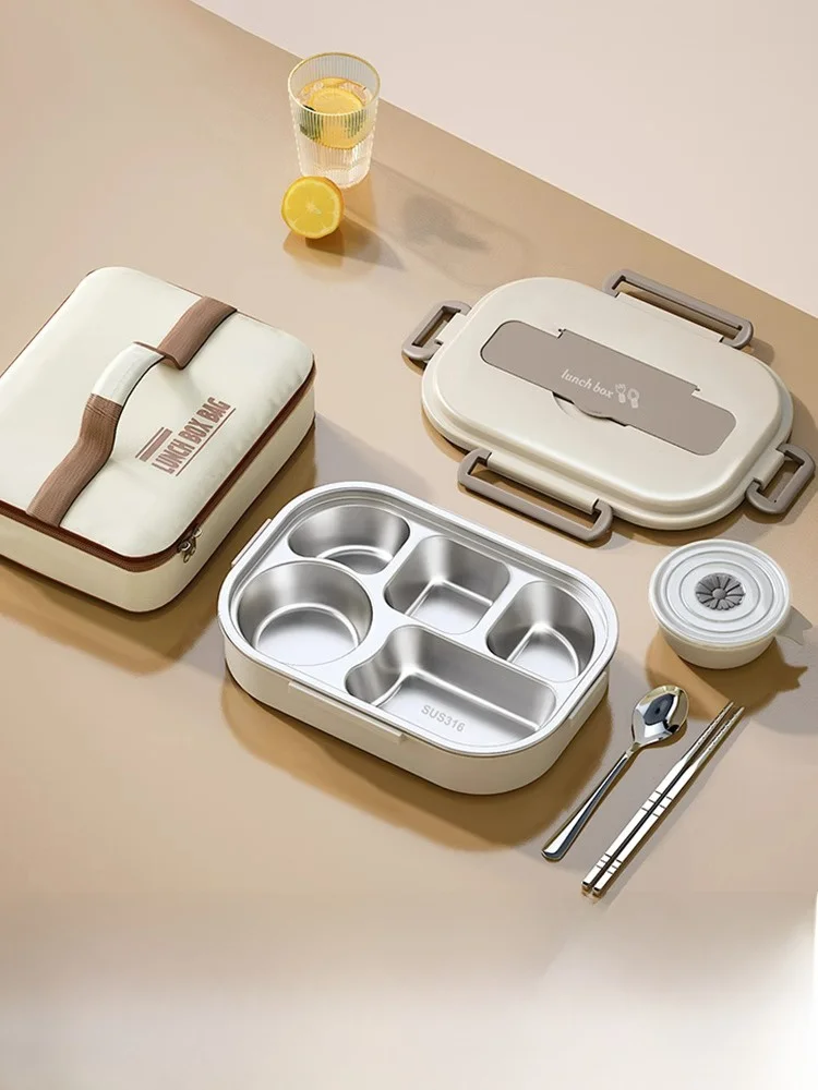 

New 36 Stainl Steel Vacuum Insulated Lunch Box Outdoor Meal Box Student Lunch Box Simple Sle Heat Preservation Soup Con...