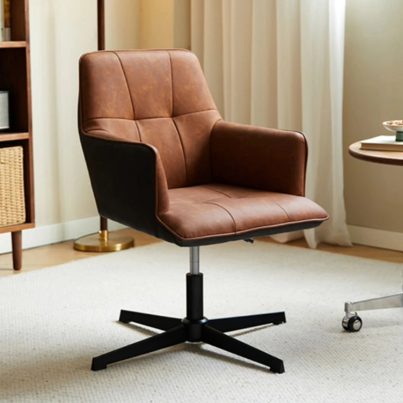 

Comfortable sedentary office chair home leisure study makeup dining chair Adjustable Height стулья для кухни home furniture