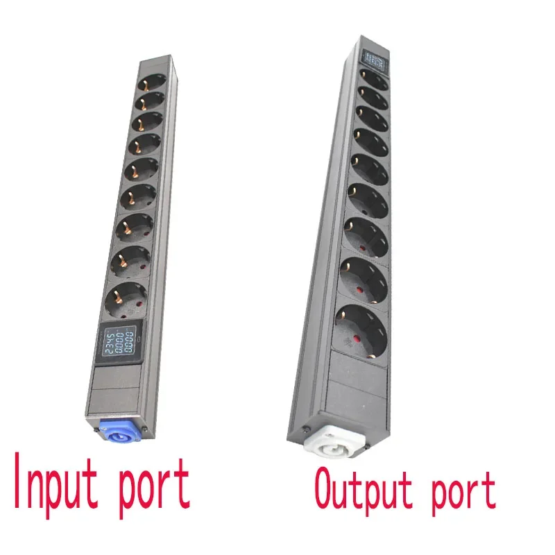 Schuko adaptor EU socket PDU Power Strip 2-10 AC Power Link Output Box Schuko Powerlink box with powercon inlet and outlet