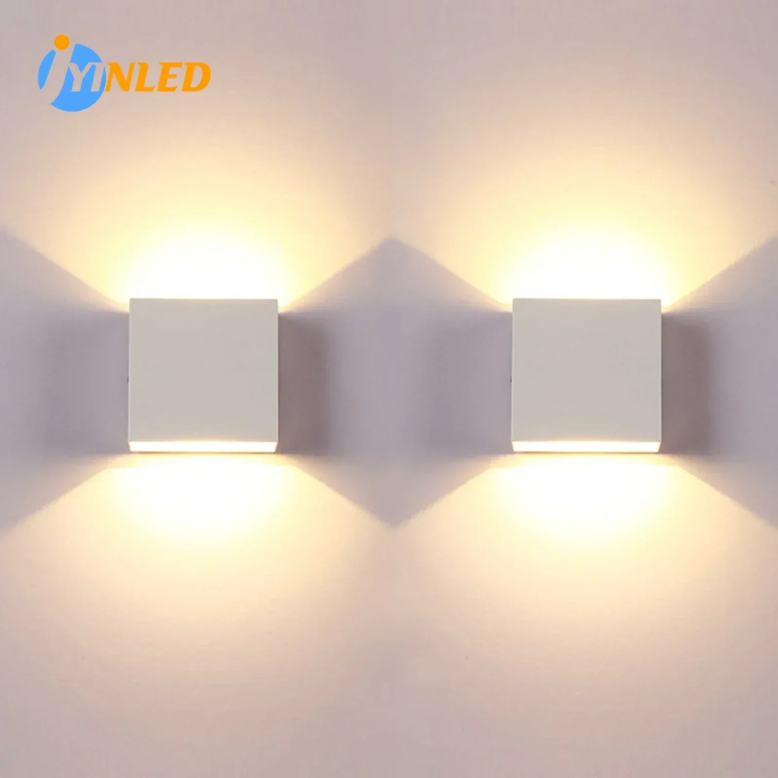 

Modern Indoor Wall Lamps Black White Up Down Wall Mount Lights Modern LED 6W Wall Sconces Living Room Hallway Bedroom Home Decor