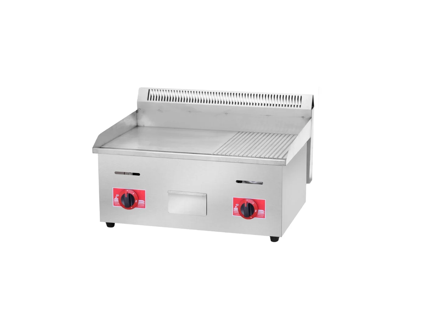 

Table-top Grill Commercial Stainless Steel Gas Grill, 1/3 Groove, 2/3 Flat, Hotel And Restaurant Countertop Grill
