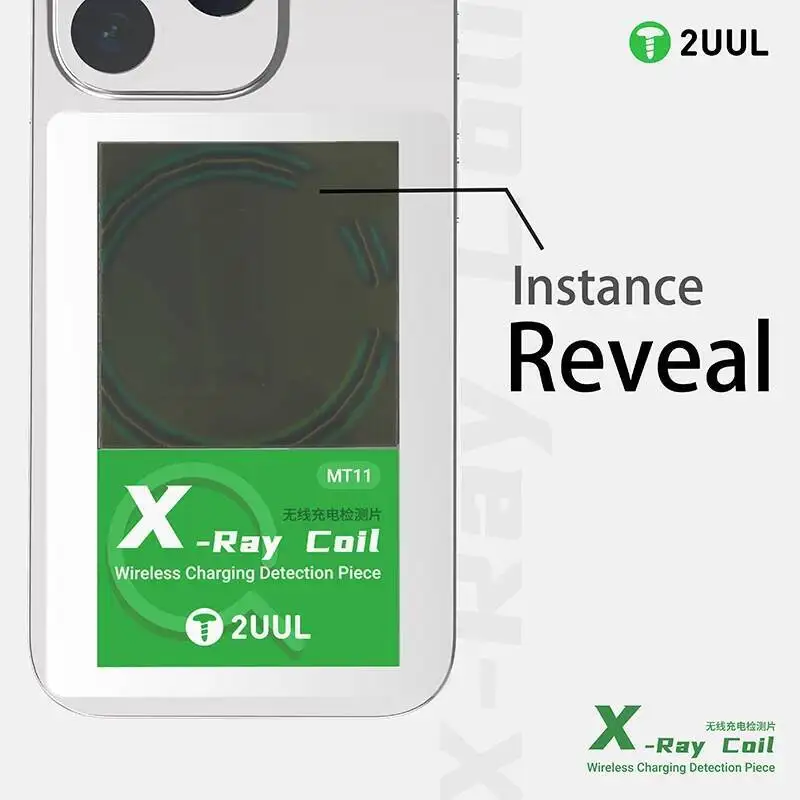 X-Ray Coil 2uul Mobiele Telefoon Draadloos Opladen Detectie Kaart 12/13/14/16/17 Pro Max Draadloos Opladen Reparatie Tools