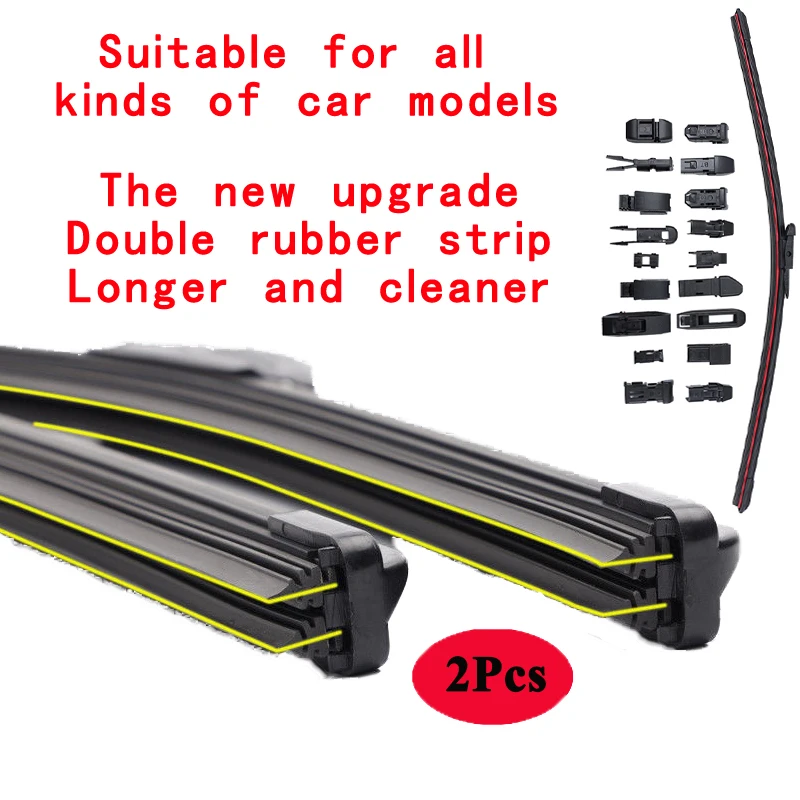 

For Nissan Altima L32 L33 L34 Sedan Coupe 2002 2006 2010 2012 2016 2018 2019 2020 2022 Car Brush Double Rubber Windshield Wiper