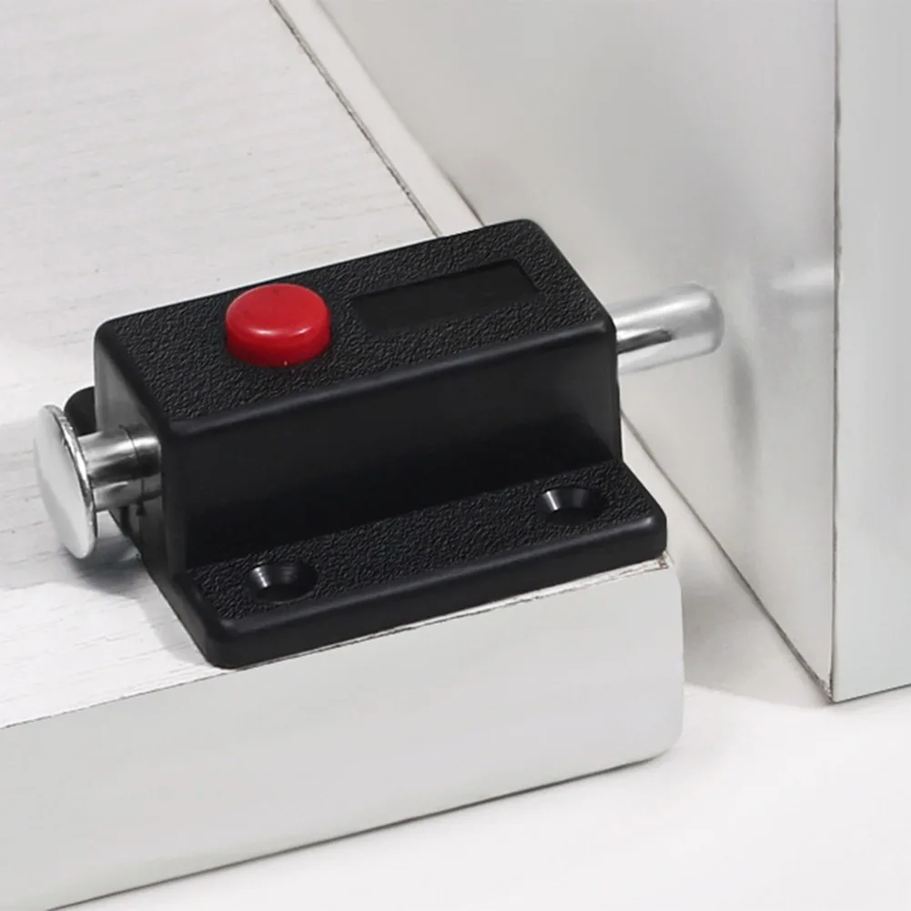 

High Quality Latch With Cover Spring Load Easy-installing High Quality 10pcs Plastic Cabinet Push Button White Brown