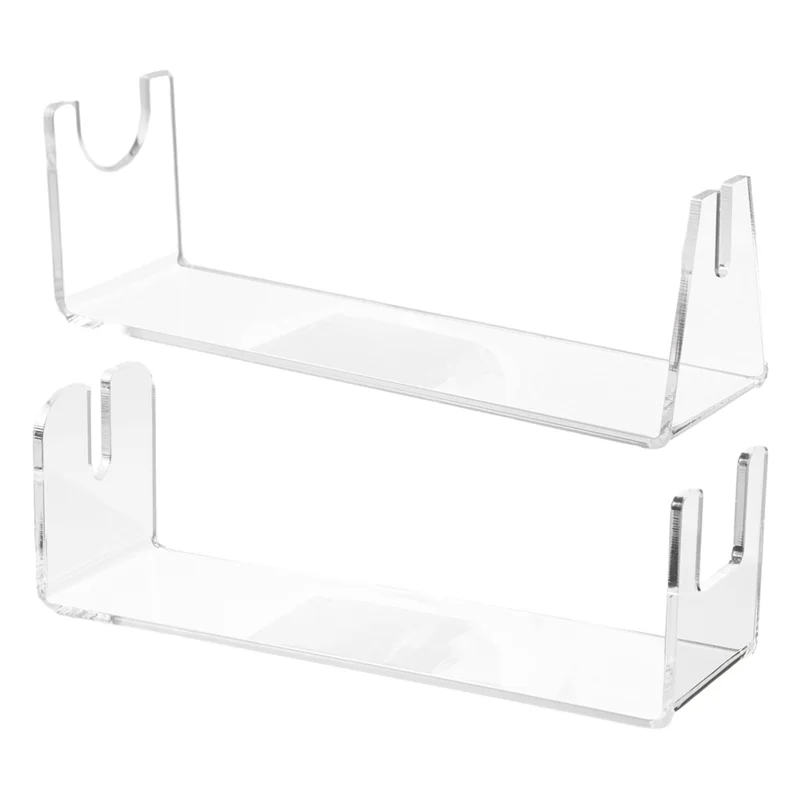 AT53 Espositore per coltelli da 2 pezzi Supporto per coltelli in acrilico, Espositore per coltelli da tavolo, Espositore per coltelli tascabili con portacoltello singolo