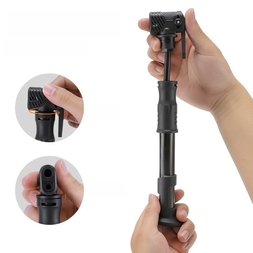 

Portable Aluminum Alloy Air Pump For Cycling Road Bike Mountain Bike Tire Repair Tool High Pressure Inflator Easy To Use