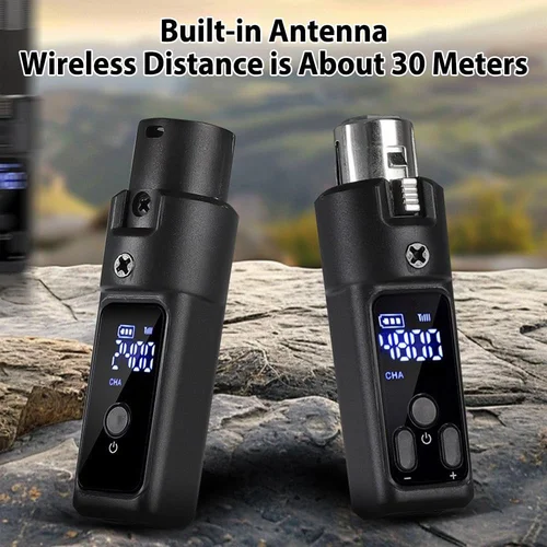 Imagen 2 del producto Micrófono Convertidor Inalámbrico Transmisor Xlr y Receptor De Micrófono Micrófono De Condensador Dinámico Universal