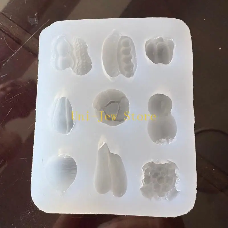 40GB Reusable Kitchen Vegetable Fruit Craft Mold Silicone Handmade Molds for Epoxy Resin Art Chocolate Candy Decoration