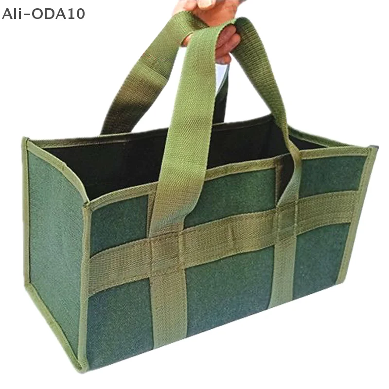 

1Pc Canvas Tool Bag Pouch High Strength Tool Storage Organizer For Electrician Waterproof Tools Garden Moving Home Storage