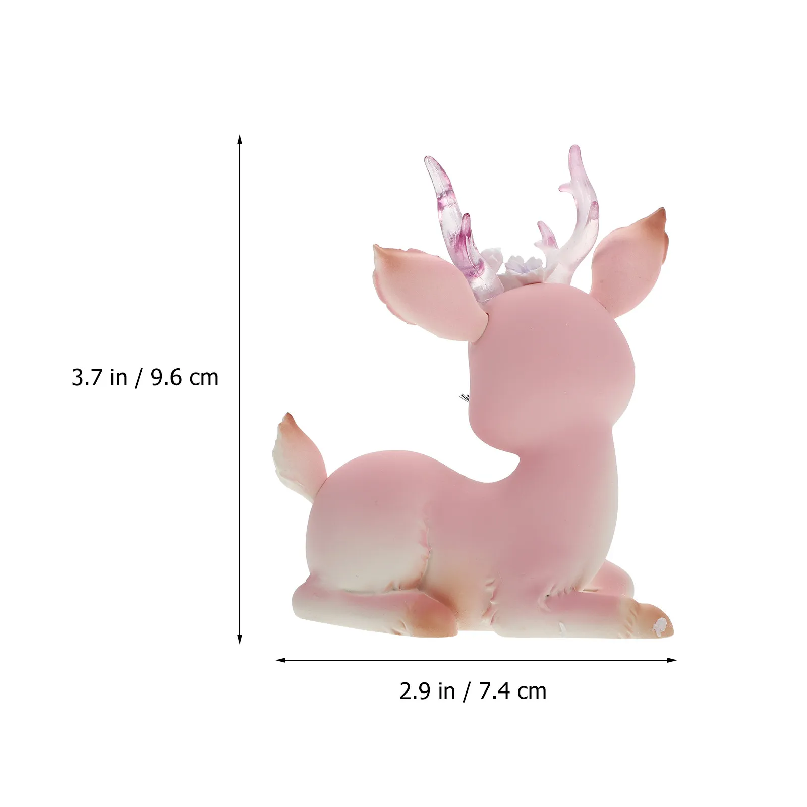 1Pcs High Quality Resin Deerlet Ornament Classic Simple Design Compact Size Desktop Adornment for Home Office Study Bedroom