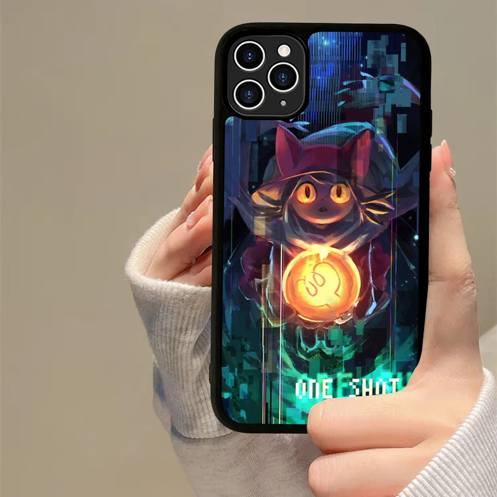 Game One Shot Niko Phone Case Silicone PC+TPU For Samsung S10 20 30 22 23 24 Plus Lite Ultra Cover