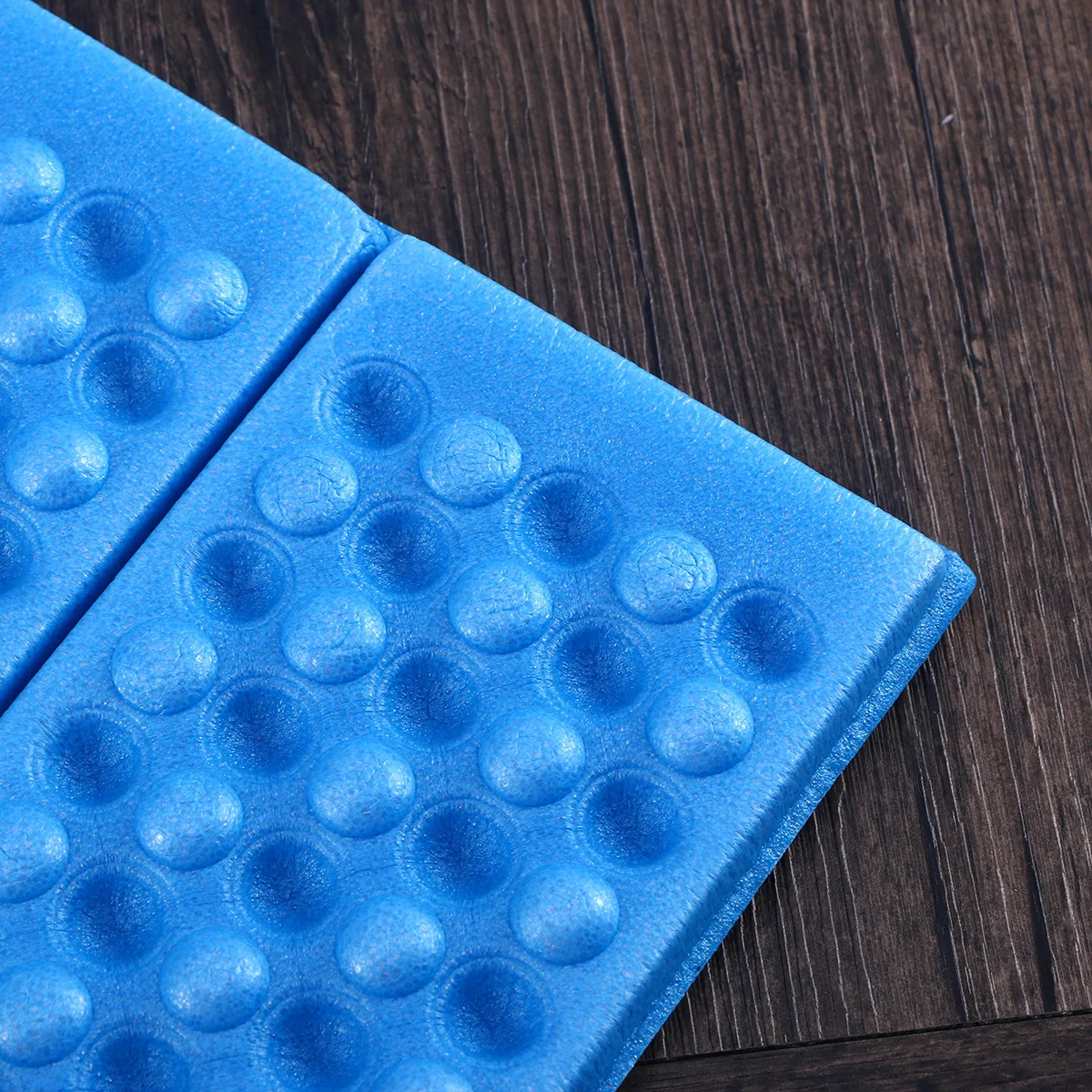 

4pcs Portable Seat Cushion 35G Lightweight Waterproof Folding Xpe Mat For Camping Picnic Park Outdoor Honeycomb Design Blue