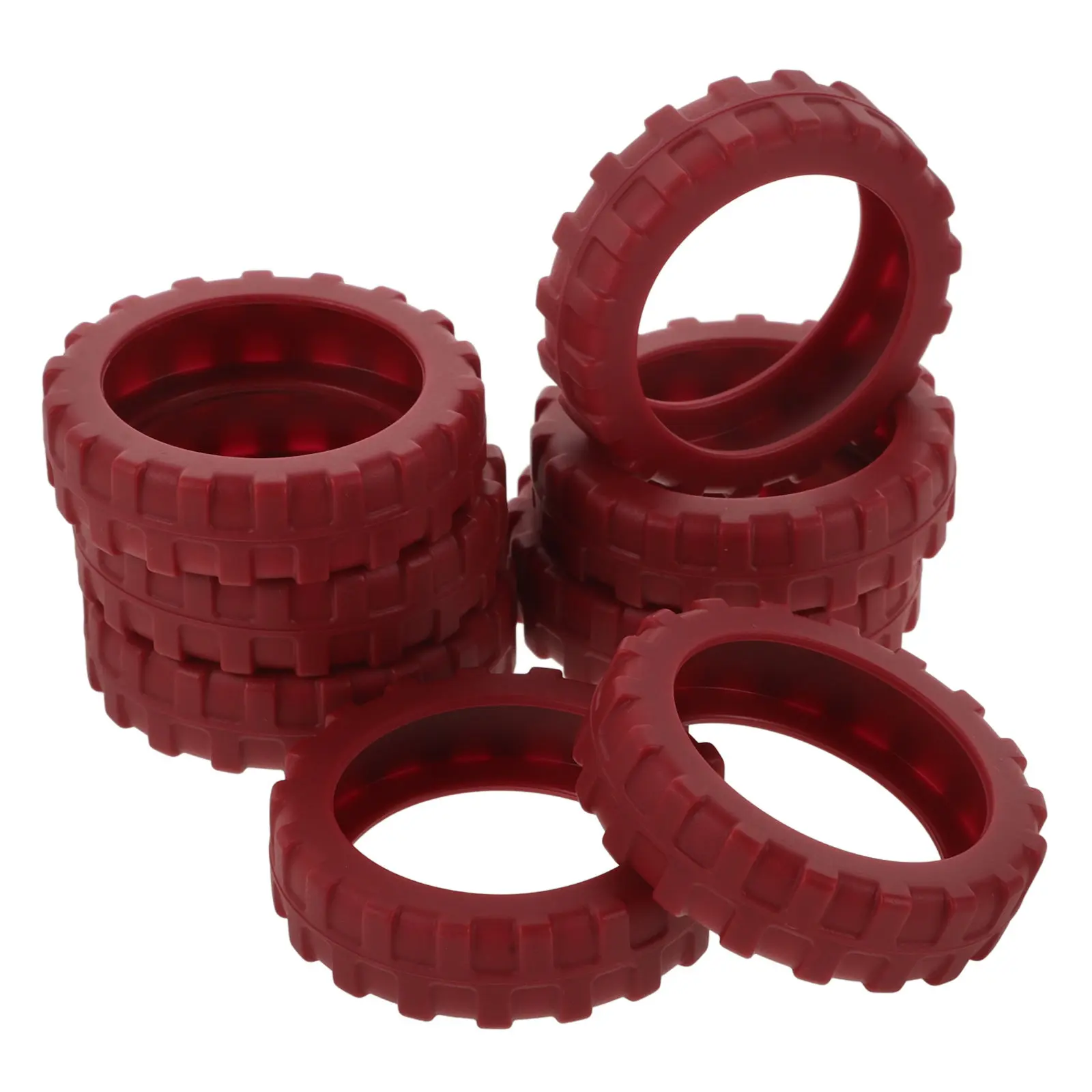 8Pcs Silicone Luggage Wheel Covers For Suitcase Wheels Travel Non Grooved Design Protects Against