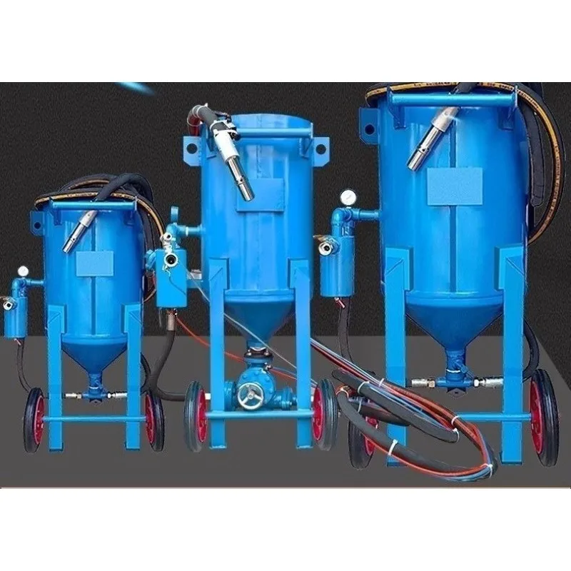 Automatic sandblasting tank car refurbishment high-power air compressor sandblasting machine complete set y