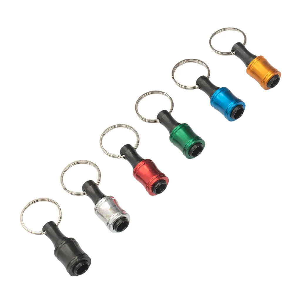 

Aluminum 6pcs Screwdriver Bit Holder Extension Bars with Hex Shank Ball Lock and Carabiner for Electric and Handheld Drivers