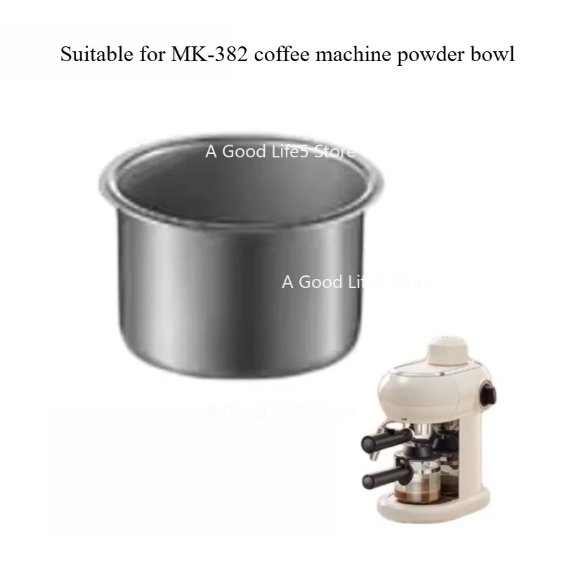 For Grinder Italian Semi Automatic Coffee Machine Glass Jug MK-382 Powder Pressing Spoon Handle Powder Bowl Milk Tube Fittings