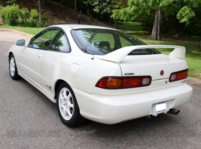 1994 to 2001 For Honda Acura Integra DC2 Hatchback ABS Plastic Black TR Style Rear Spoiler Wing Rear Trunk Spoiler Wing