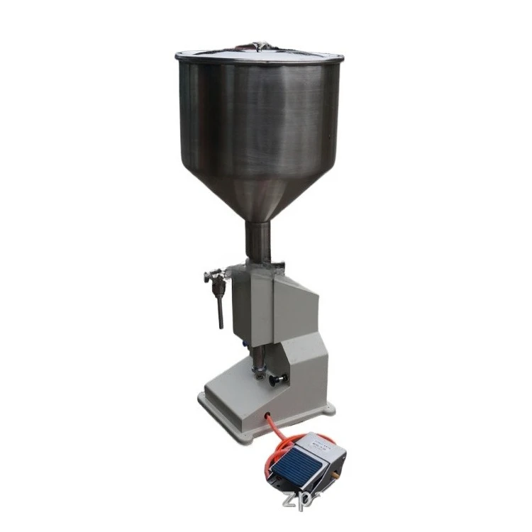 A02 small pneumatic quantitative filling machine, paste and liquid dual-purpose filling machine, small dose filling machine