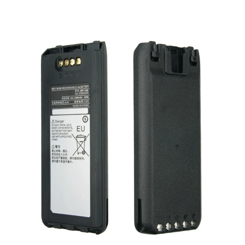2 قطعة ل ICOM IC-A25 IC-A25NE IC-A25CE راديو 2350mAh BP-288 بطارية ليثيوم أيون متوافقة