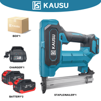 F30 Straight Cordless Electric Nail Gun Nailer Wireless Furniture Staple Gun Tacker Stapler Power Tool For Makita 18V Battery