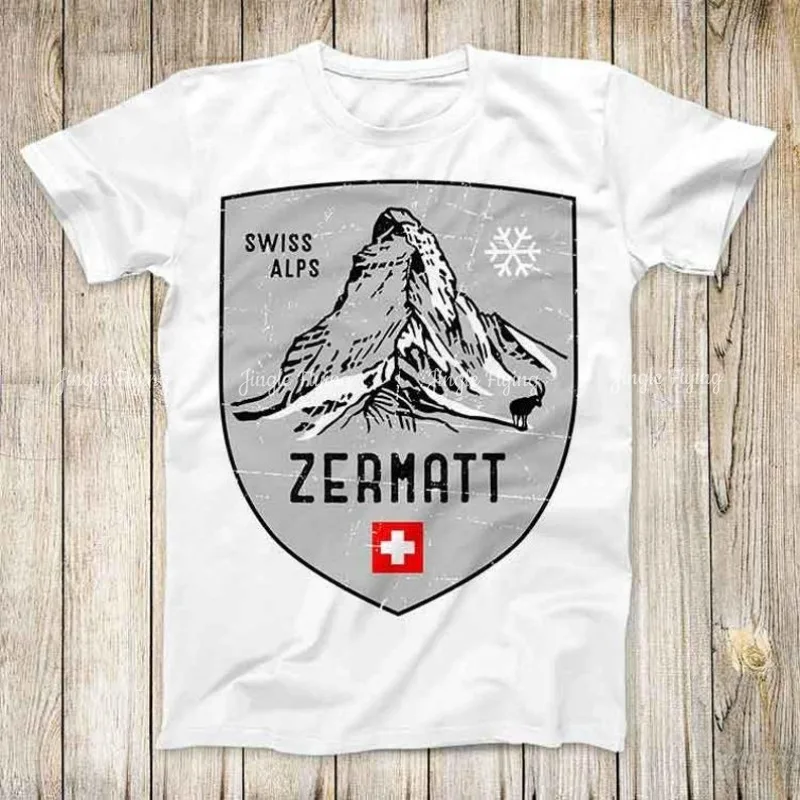 Alps Ski Zermatt Valais Швейцария Snow Sports Top Футболка Лучший подарок на день рождения Мужчины Женщины Футболка унисекс Alps Ski Zermatt Valais Швейцария Snow Sports Top Футболка Лучший подарок на день рождения Мужчины Женщины Футболка унисекс