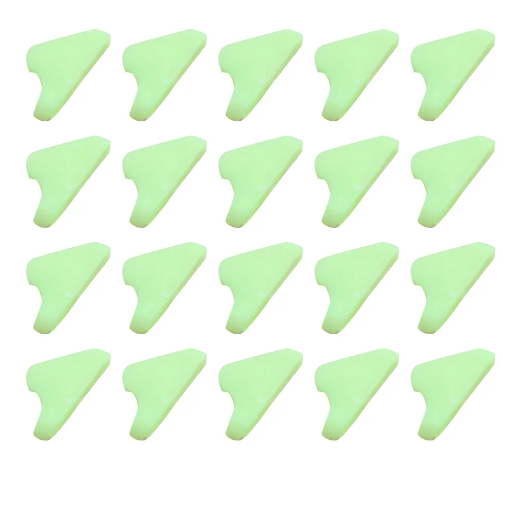 

20Pcs Night Glow Rope Buckle High Quality Plastic Fluorescent for Tent Hiking Camping Outdoor Safety Wind Rope