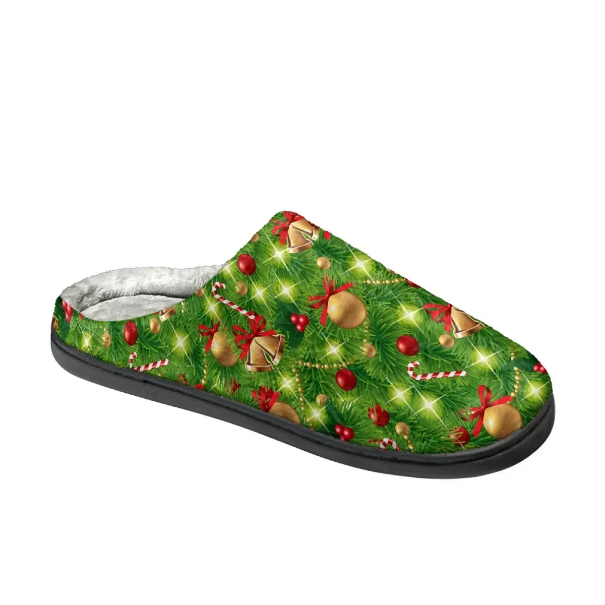 Christmas Design Non-slip Winter Cotton Slippers Casual Female Home Warm Footwear Dropshipping Indoor Comfortable Slides Gifts