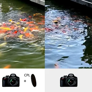 Filtro de lente cpl comum lightdow fotografando o lago 49mm 52 55 58 62 67mm 72mm 77mm 82mm para lente de câmera canon nikon sony 8 principais vendas filtro vidro fumo - №5